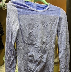 Fabletics Blue/Purple Athletic Long Sleeve